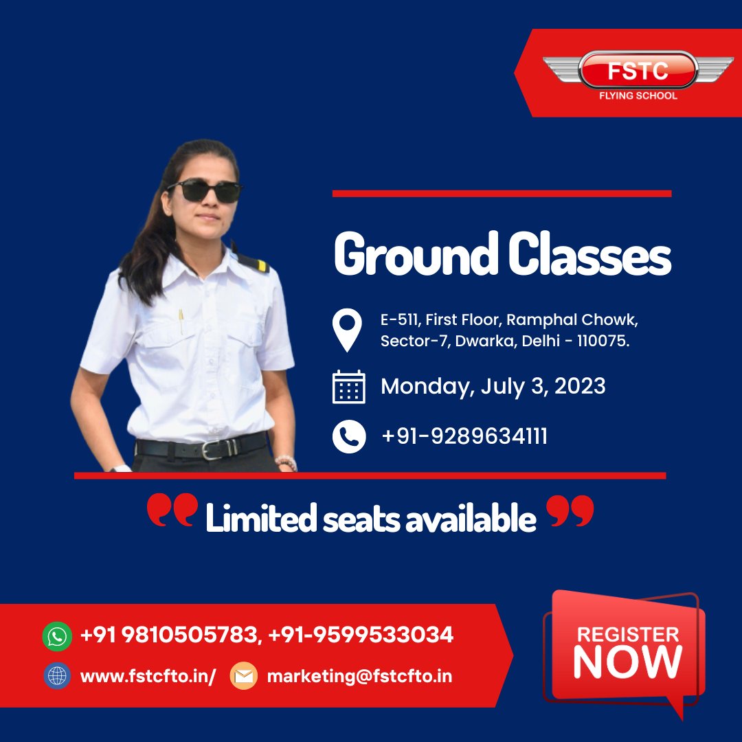 fstc_india's tweet image. At FSTC Flying School, we pride ourselves on providing top-of-the-line aircraft for our training programs. Our fleet is carefully selected and maintained to ensure the highest level of safety and performance for our students. #fstc #FSTCFlyingSchool #groundclass #groundclasses