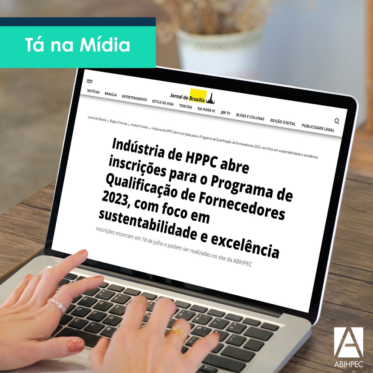 abihpec_oficial's tweet image. O Programa de Qualificação de Fornecedores, realizado pela ABIHPEC, oferece uma oportunidade única para as empresas fornecedoras do setor de HPPC. As inscrições estão abertas até 18/07.

O #PQF foi destaque do Jornal de Brasília, saiba mais: jornaldebrasilia.com.br/blogs-e-coluna…