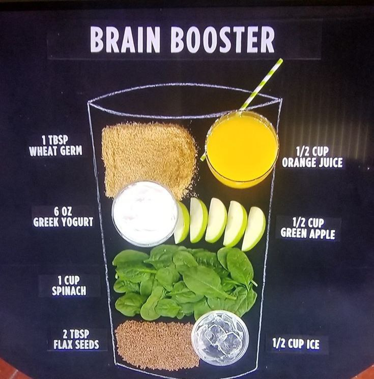 Brain-Booster Smoothie Full of Supporting Nutrients