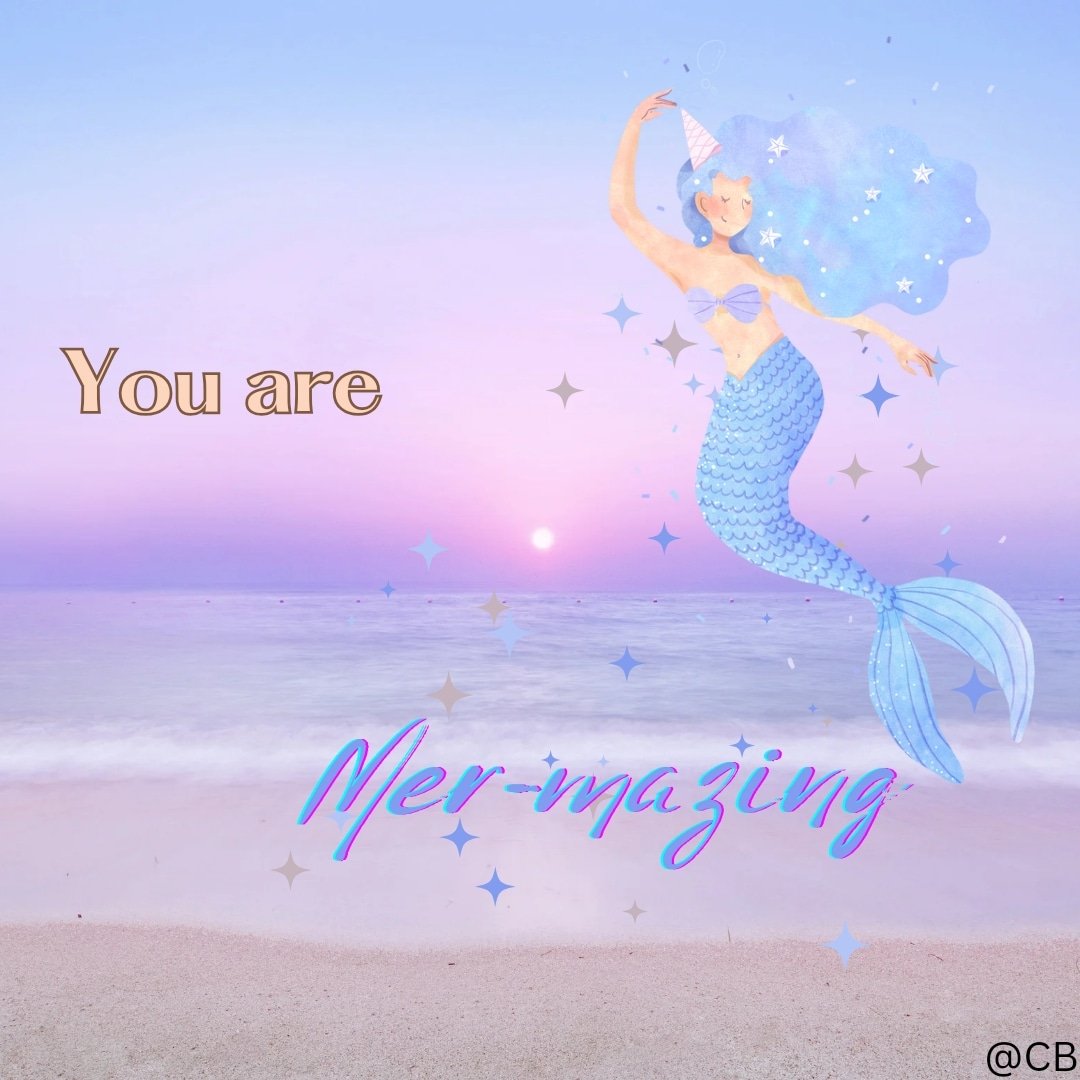 Just in case no one has told you lately... 🧜‍♀️💜🧜

#mermazing #mermaid #mermaidvibes #friday #beachvibes #goodmorning #summeriscoming #youareamazing #happyfriday #almosttheweekend #selfcare #loveyourself #youaremermazing #enjoylife #youareenough #thankyouforbeingyou #june2023