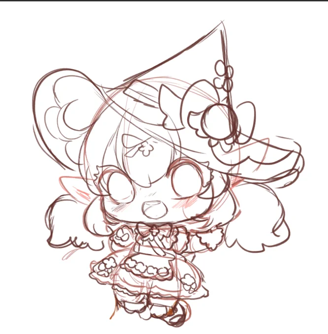 on keychain is sure i not have a time but dokomi and japan expo are have sticker of klee witch skin owo -i try made kaeya too