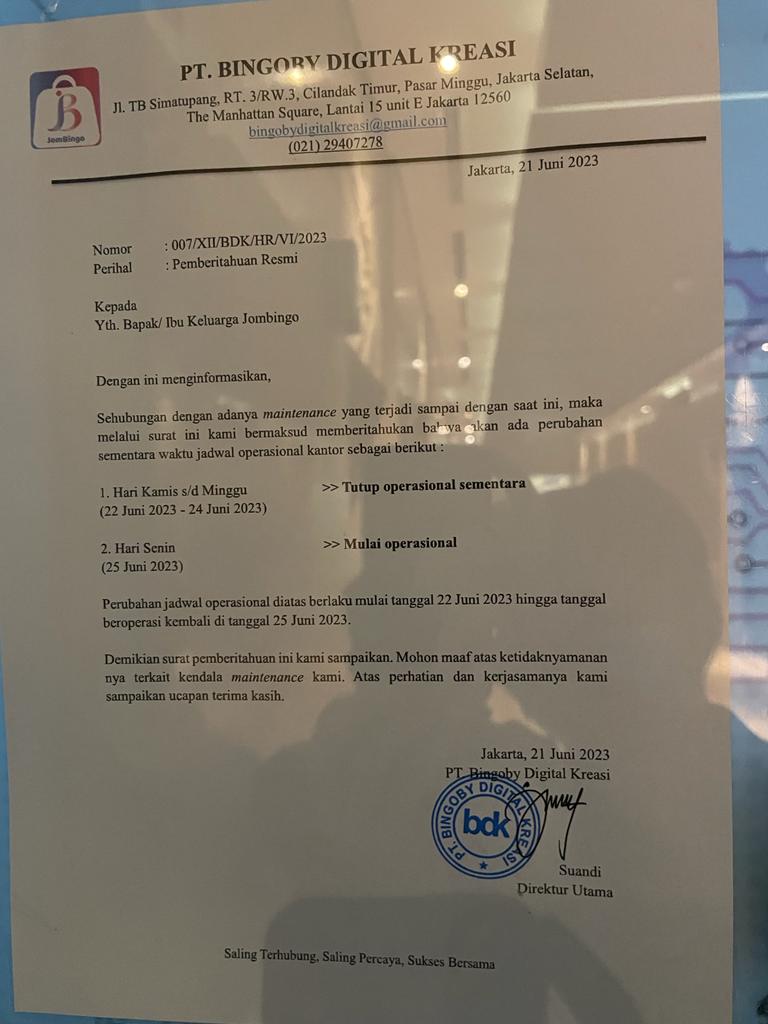 Apakah Beneran Scam #Jombingo...
Masih berharap Uang Kembali @jombingo