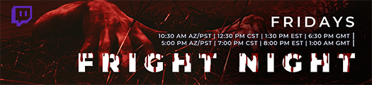 mischiefinmagic's tweet photo. It's Fright Night FriYaY, and I'll be starting my morning stream a little earlier due to the numerous horror demos I have to work my way through. Come hang out with me at 9:00 AM PST! https://t.co/ESCtFMMmie #gamer #streamer #supportsmallstreamers #twitchgamer #smallstreamer #twitchstreamer #twitchaffiliate #twitchtv #videogames #horrorstreamer #horrorgames #HorrorCommunity