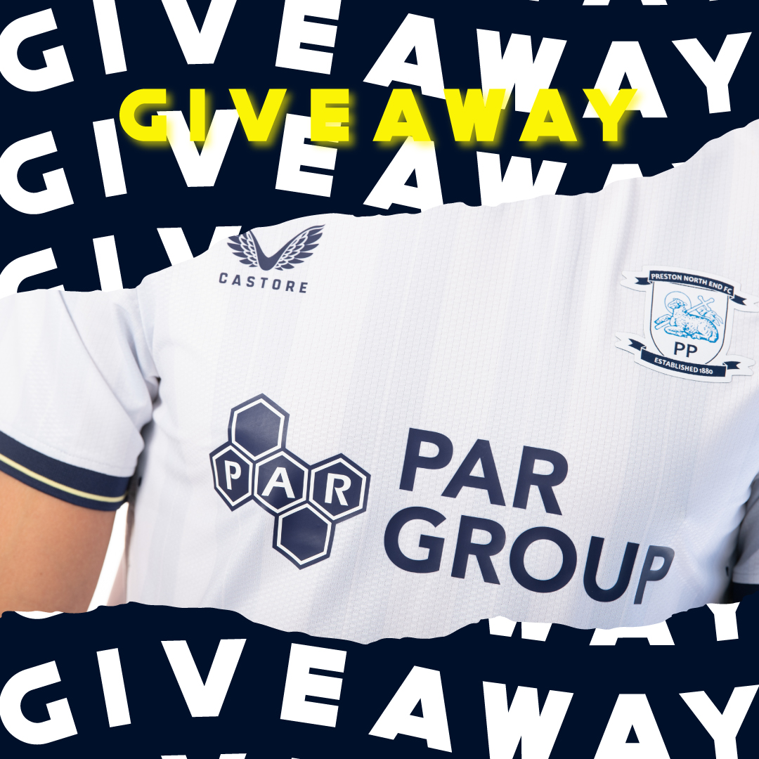 PAR Group (@par_group) on Twitter photo 🚨COMPETITION TIME🚨
To celebrate the <a href="/pnefc/">Preston North End FC</a> 23/24 home kit release, we are giving lucky fans the chance to win one of three new <a href="/CastoreEngland/">Castore Sportswear</a> shirts.
For a chance to win, all you need to do is:
👍 LIKE & RT this post
✅ FOLLOW our page 🚨COMPETITION TIME🚨
To celebrate the <a href="/pnefc/">Preston North End FC</a> 23/24 home kit release, we are giving lucky fans the chance to win one of three new <a href="/CastoreEngland/">Castore Sportswear</a> shirts.
For a chance to win, all you need to do is:
👍 LIKE & RT this post
✅ FOLLOW our page