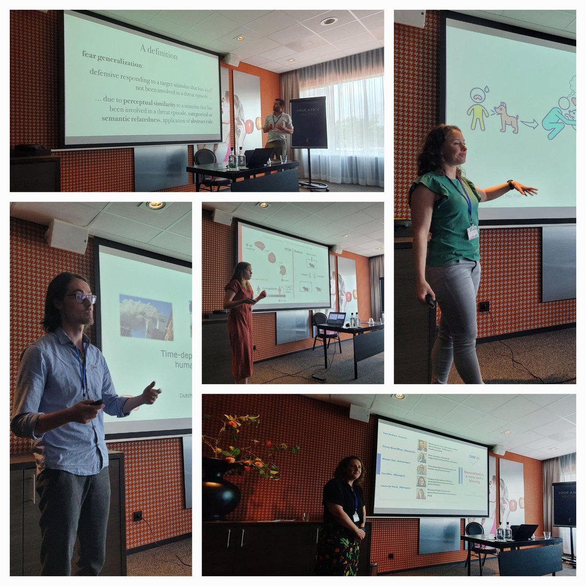 Lisa Wirz (@wirz_lisa) on Twitter photo What a great session at #DNM23 on emotional memory generalization!
Thanks to <a href="/TomRBeckers/">Tom Beckers</a>, <a href="/ConnyQuaedflieg/">Conny Quaedflieg</a>, Wouter Cox & <a href="/LauraNooij/">Laura de Nooij</a> for the amazing talks. What a great session at #DNM23 on emotional memory generalization!
Thanks to <a href="/TomRBeckers/">Tom Beckers</a>, <a href="/ConnyQuaedflieg/">Conny Quaedflieg</a>, Wouter Cox & <a href="/LauraNooij/">Laura de Nooij</a> for the amazing talks.