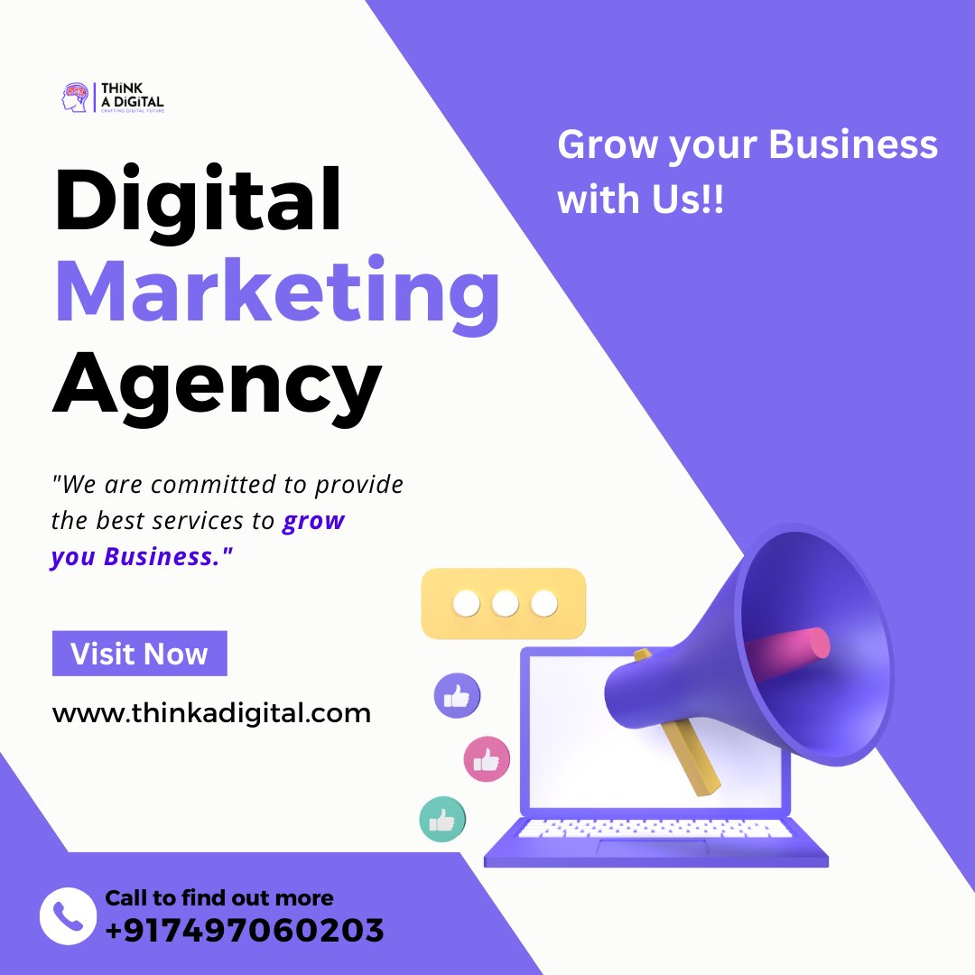 Grow your Business with us.
Get the Best Digital Marketing Services in India.
:
Follow us: @thinkadigita
:
#digitalmarketing #digital #digitalindia #digitalmarketingagency #digitalmarketingtips #digitalworld #thinkadigital #business #seo #searchenginemarketing #searchengine