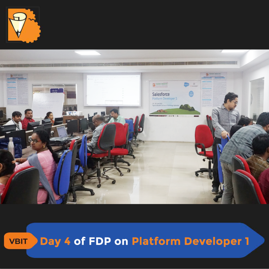 VBITHYD's tweet image. Day 4 holds the promise of new horizons as we delve deeper into the realm of platform development. Join us for captivating sessions led by industry experts share their insights on emerging technologies.

Visit us:🌐vbithyd.ac.in

#VBIT #PlatformDeveloper #Workshop