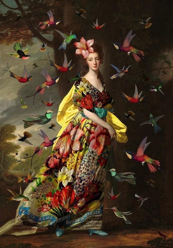 I’m nit saying anything about this.  The naysayers will be out in full force 
‘A Charm of Hummingbirds’. By Little Fish Design 
Artrepublic