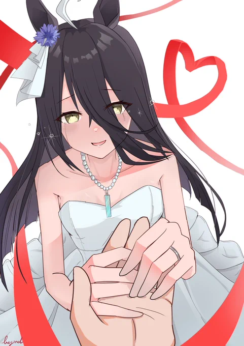 #マンハッタンカフェ #ウマ娘 #ジューンブライド