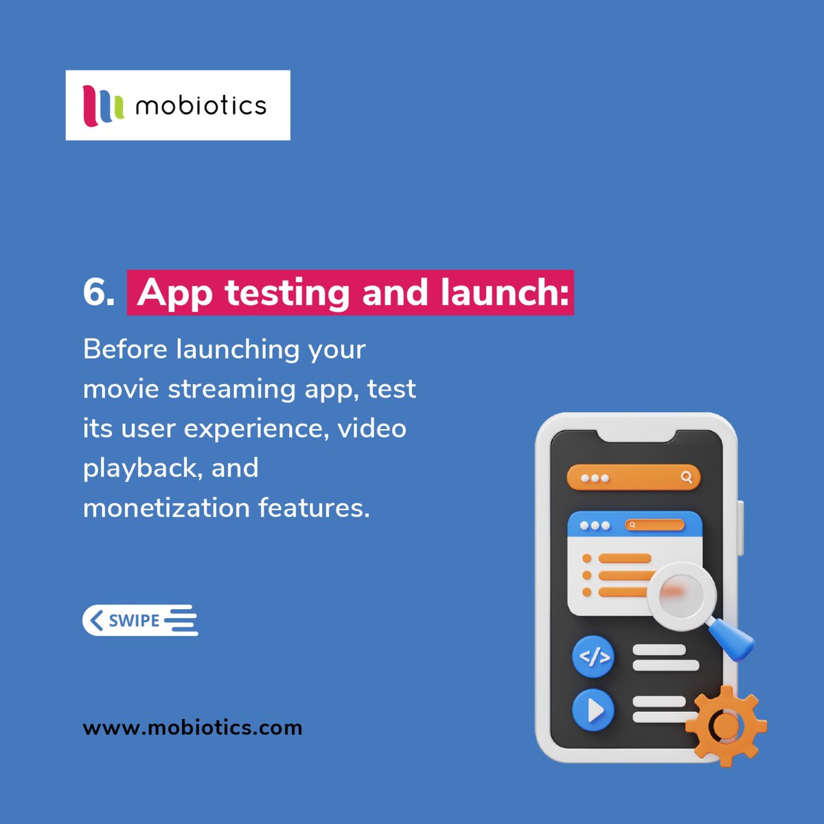 mobiotics's tweet photo. Leveraging white-label solutions from Mobiotics to streamline the process and ensure a successful launch.
#videostreaming #videostreamingapp #videostreamingservice #VideoStreamingPlatform #videostreamingservices #mobiotics https://t.co/IOHPRQ1Kgb