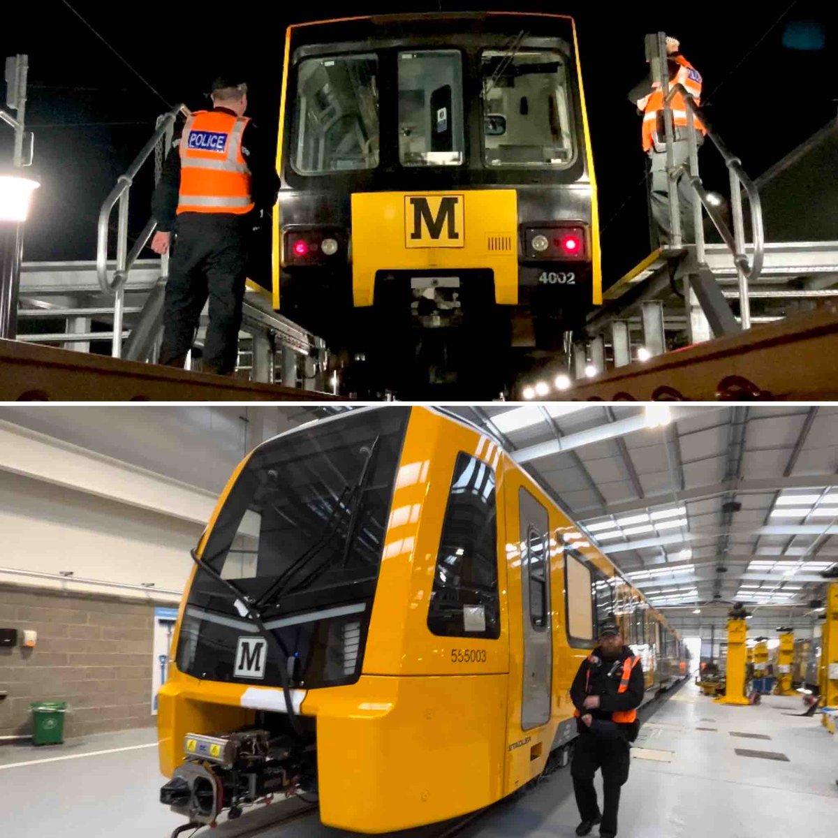 #MetroNPT Future is bright @My_Metro 100% + increase-HD CCTV cameras on new trains.New deployable,mobile knife arches.X11 dedicated specially trained Police 👮‍♂️ Unit.X2 dedicated PCSOs.Additional Metro security staff. #KeepingMetroSafe #NorthumbriaPolice #Nexus #Metro