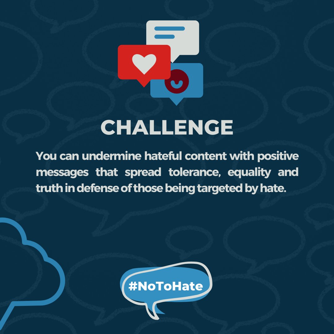 #NoToHate recommendation no. 4⃣