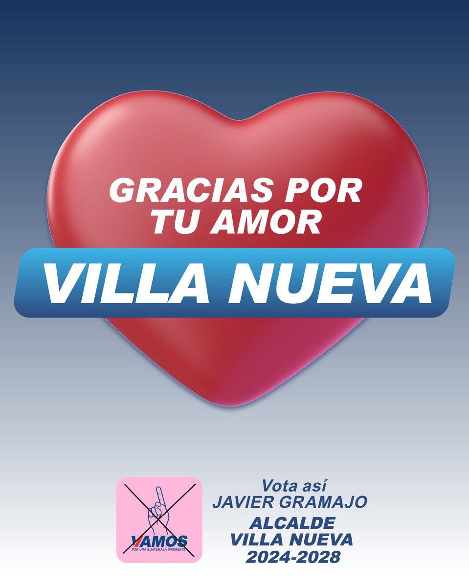 En este momento lo único que quiero decirles es ¡GRACIAS VILLA NUEVA! ❤️😍☝️