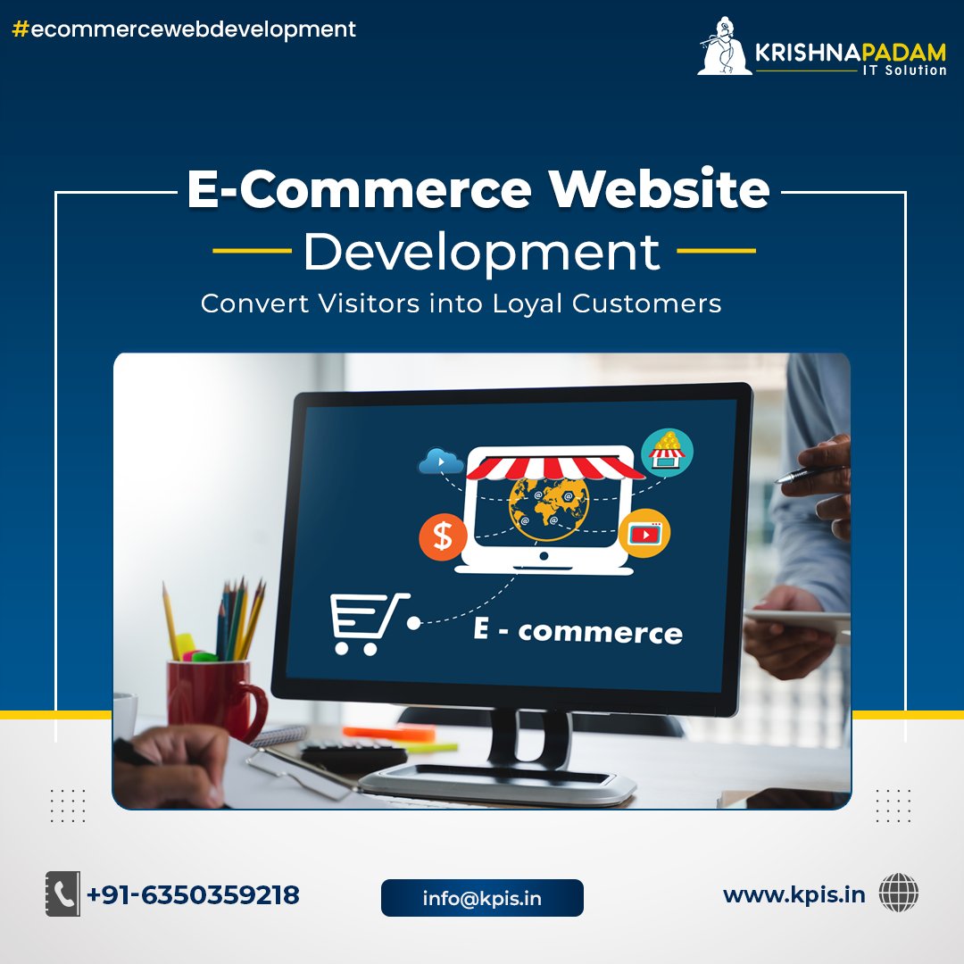 👨‍💻 We provide #EcommerceWebsiteDevelopmentservices. With our #ecommercewebsite development, get more traffic and increase #sales. 
➖➖➖➖➖➖
📞+91-6350359218
🌐 kpis.in/ecommerce-web-…
➖➖➖➖➖➖
#webdevelopment #websitedesign #WebsiteBuilder  #DigitalMarketing #seoservices