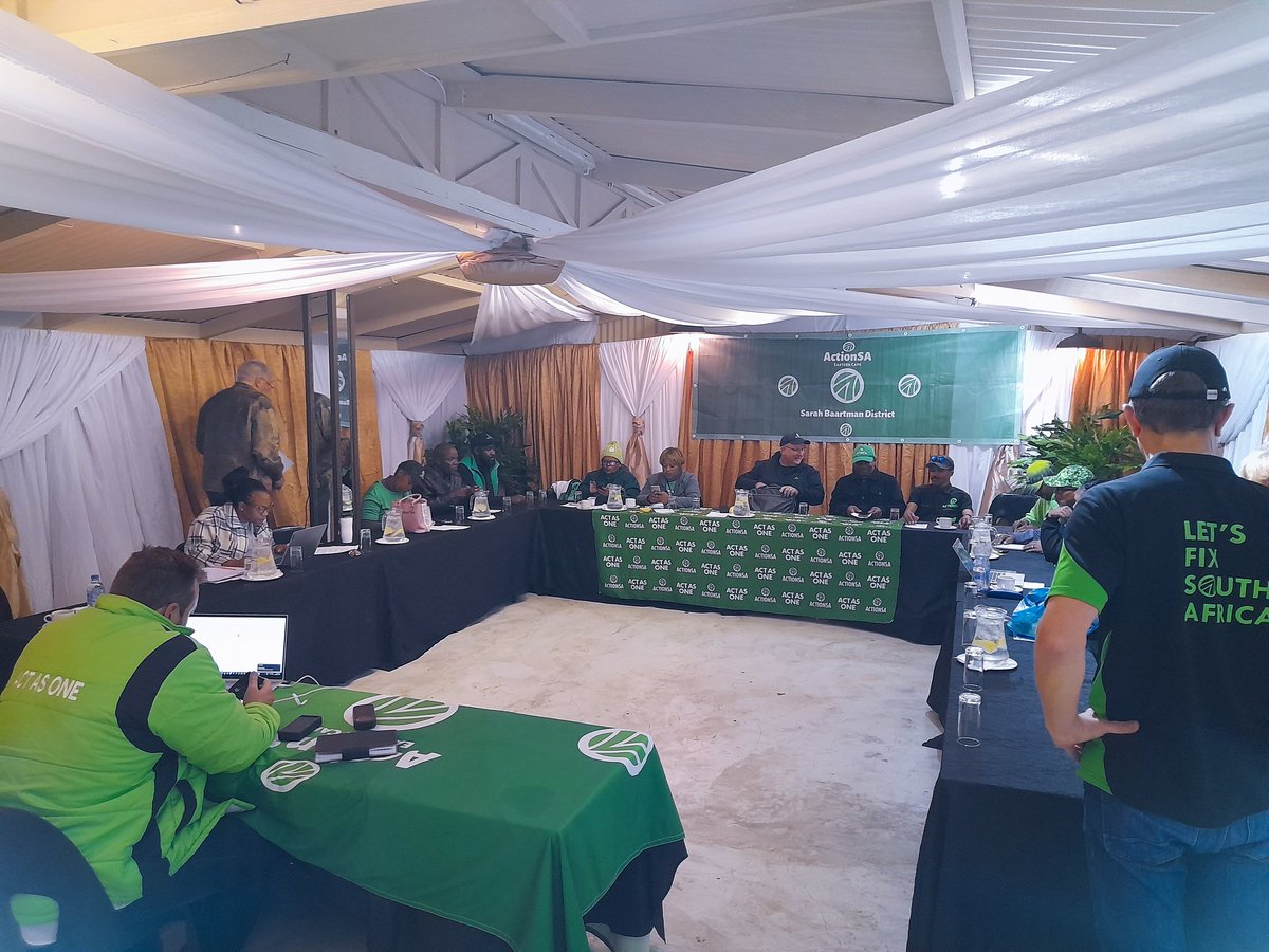 Provincial Executive Committee is currently in an important strategy session in Jeffreys Bay, led by the national chairperson @ME_Beaumont, national operations director @JohnMoodeyGP and national governance director @nasiphim #ActionSA2024Project #LetsFixSouthAfrica