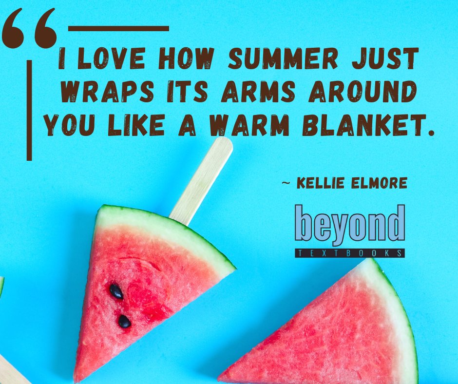beyondtxtbks's tweet photo. We hope everyone is enjoying summer!

#BeyondTextbooks #Education #Teaching #SummerBreak https://t.co/ni2I8jVLh7