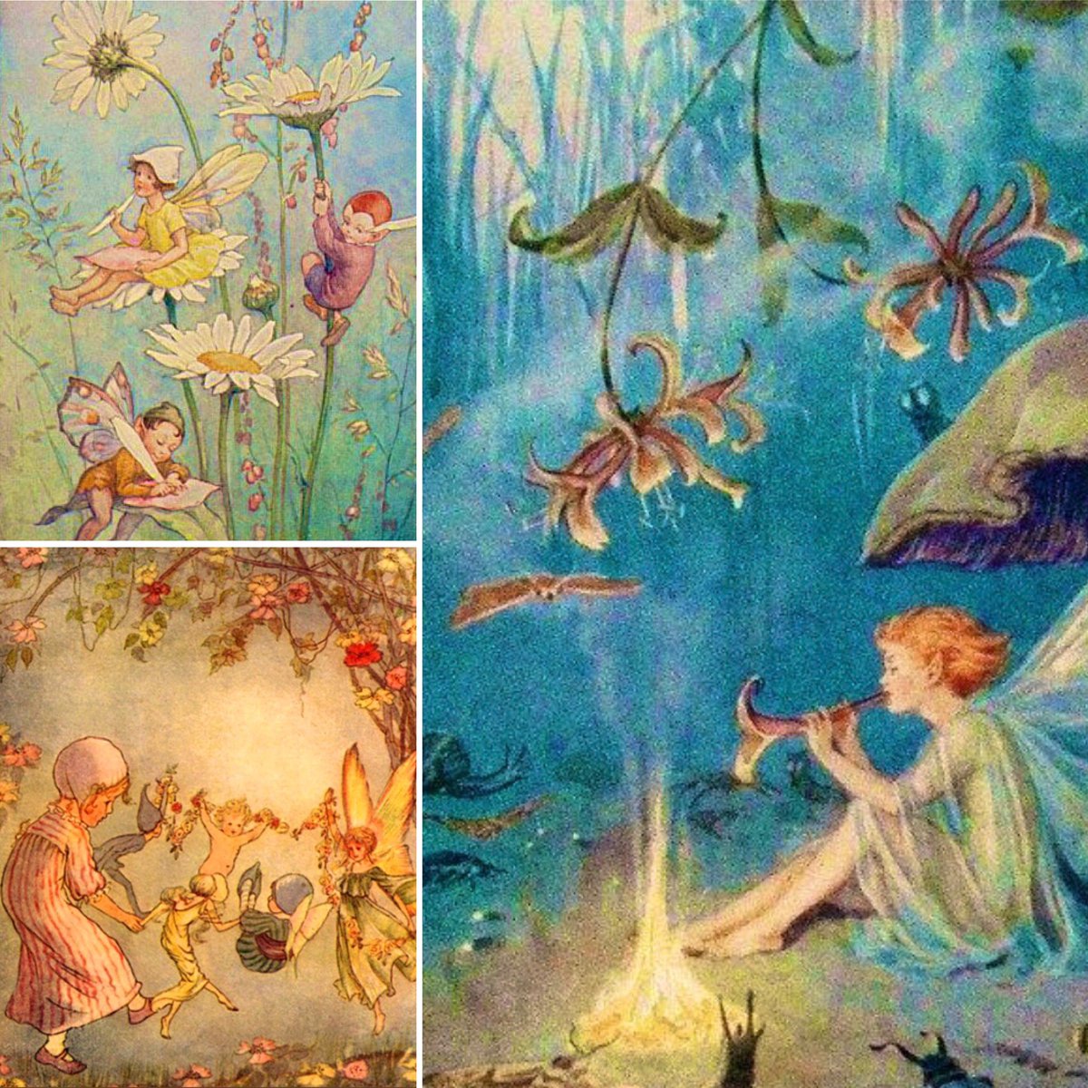 The winsome fairies of Margaret Tarrant, #English #illustrator & #childrensauthor, (1888-1959)

#midsummer #InternationalFairyDay #BookWormSat #BookChatWeekly