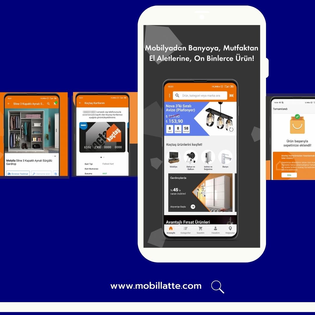 mobillattecom's tweet photo. Evini güzelleştirmek için aradıkların #Koçtaş’ta seni bekliyor. 🏠

#Mobil uygulamayı indir, evinin havası değişsin.

#mobillatte #mobiluygulama https://t.co/YCttRVhbf3
