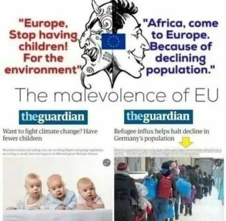 #thegreatreplacement #thekalergiplan #europe #eu #Eurabia #thenoticing #RefugeesWelcome #RefugeeWeek