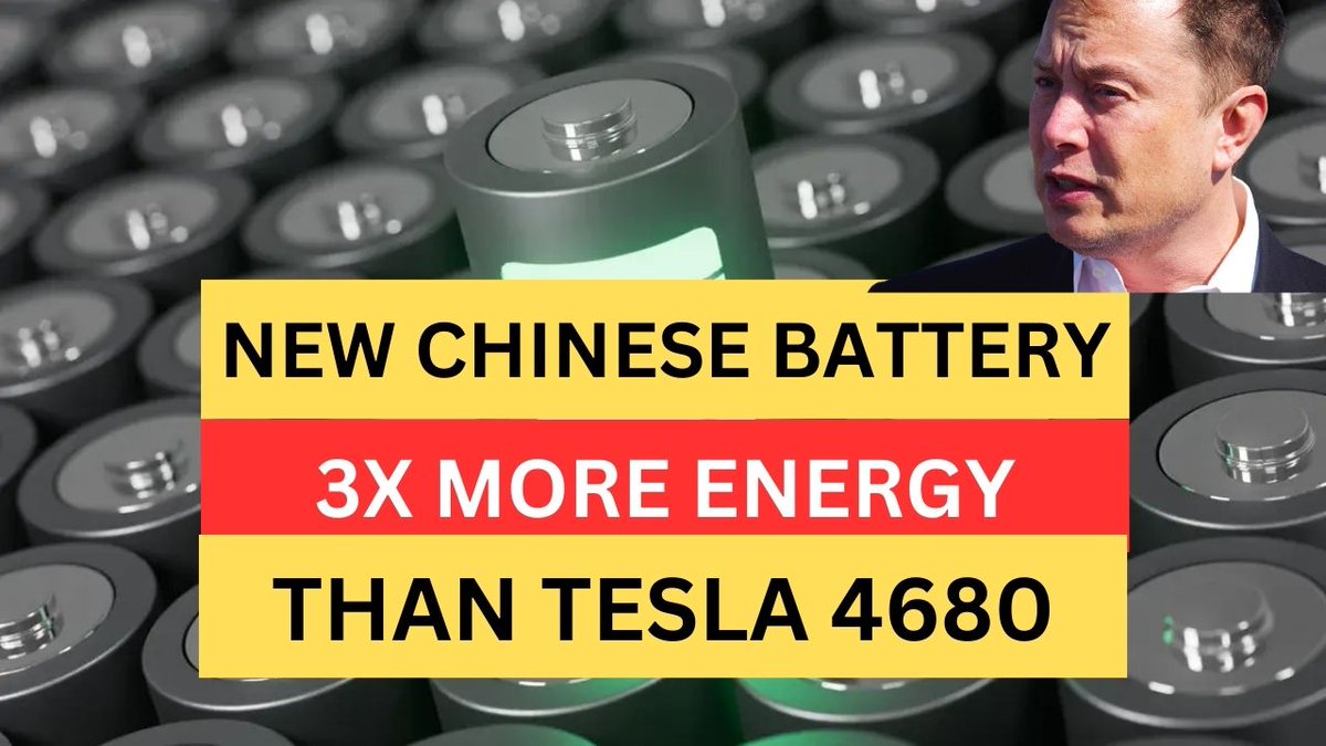 torquenewsauto's tweet photo. BREAKING EV Battery NEWS! New Chinese EV battery pouch packs 3 times more energy than Tesla's 4680. This means a lot more range for EVs. Here is the full coverage https://t.co/rmgRqsyl5c
-
#Tesla #Tesla4680 #EVBattery #TeslaBattery https://t.co/5VtsKfwaoU