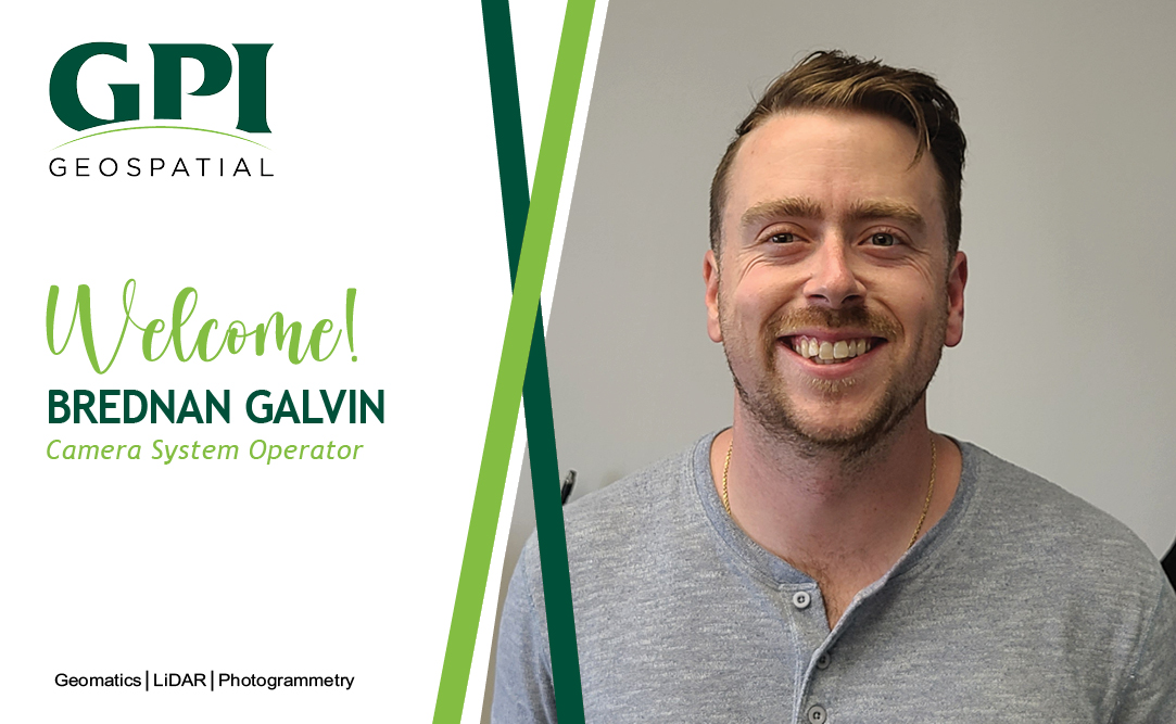 GPI Geospatial is thrilled to welcome Brendan Galvin to the team. Joining us in Greenville, SC, Brendan will be taking the role of a Camera System Operator. Welcome abroad, Brendan!