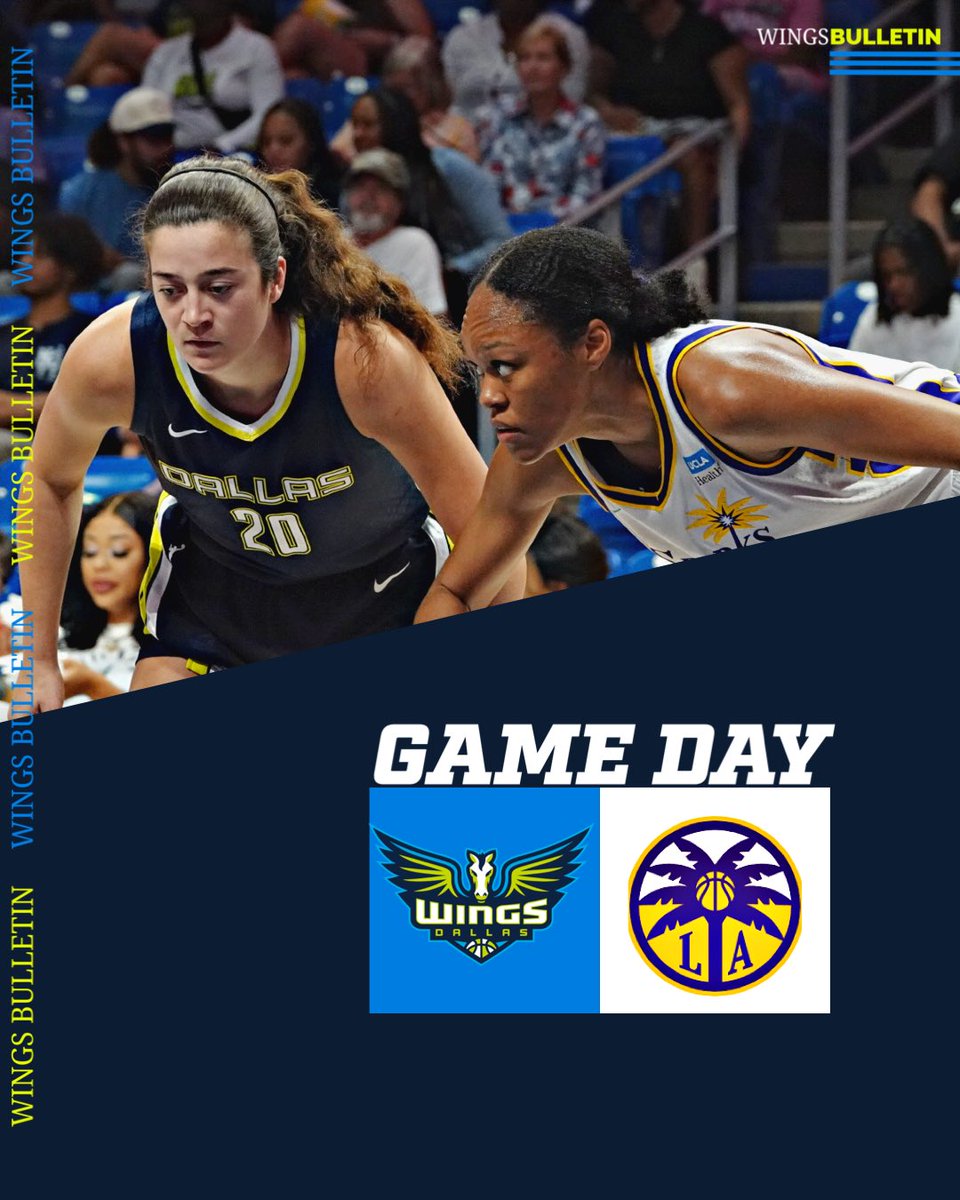 GAME DAY | #CommissionersCup 

@DallasWings at @LASparks 
📍 Crypto . com Arena
⌚️ 9:00 pm CT
📺 ION 

#WNBATwitter  | #VoltUp