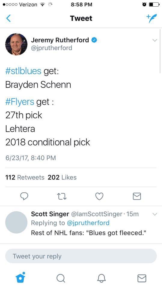 Today would be a great day for the #stlblues to make a trade and celebrate the anniversary of this 👇🏻