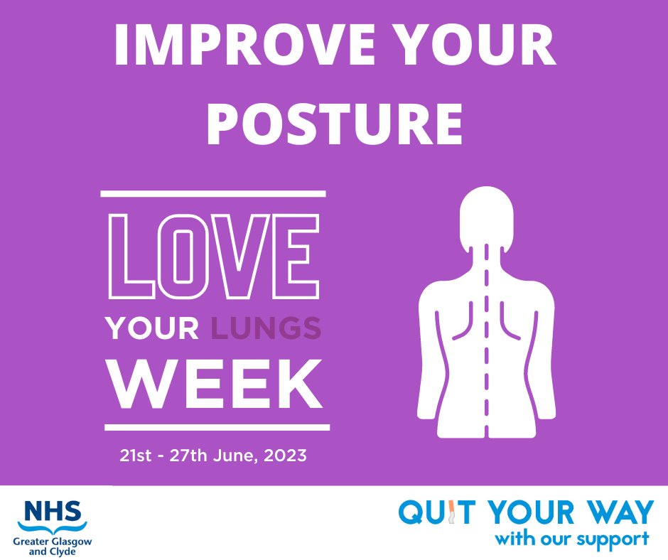 Did you know that something as simple as fixing your posture can improve your lung capacity? Click here for our daily #LoveYourLungsWeek tip! ➡ bit.ly/3JkCXwd