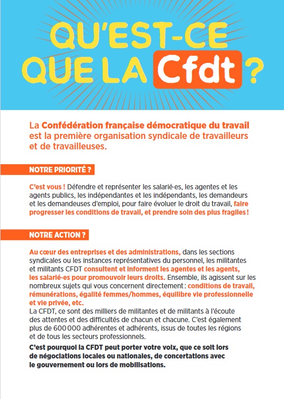 Faîtes-vous entendre, rejoignez-nous ! Comme près de 50 000 travailleuses et travailleurs depuis le début de l'année, vous aussi, rejoignez la @cfdt #syndicalisme #émancipation #solidarité #égalité #démocratie
lc.cx/MukgBA