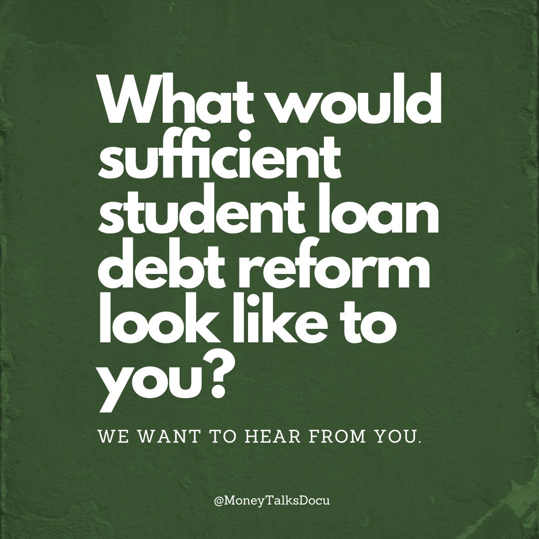 What would sufficient student loan debt reform look like to you? Share your thoughts here or in our documentary's new student loan questionnaire at s.surveyplanet.com/83hnymhy

#cancelstudentloans #cancelstudentdebt #scotus #biden #college #graduation #classof2023