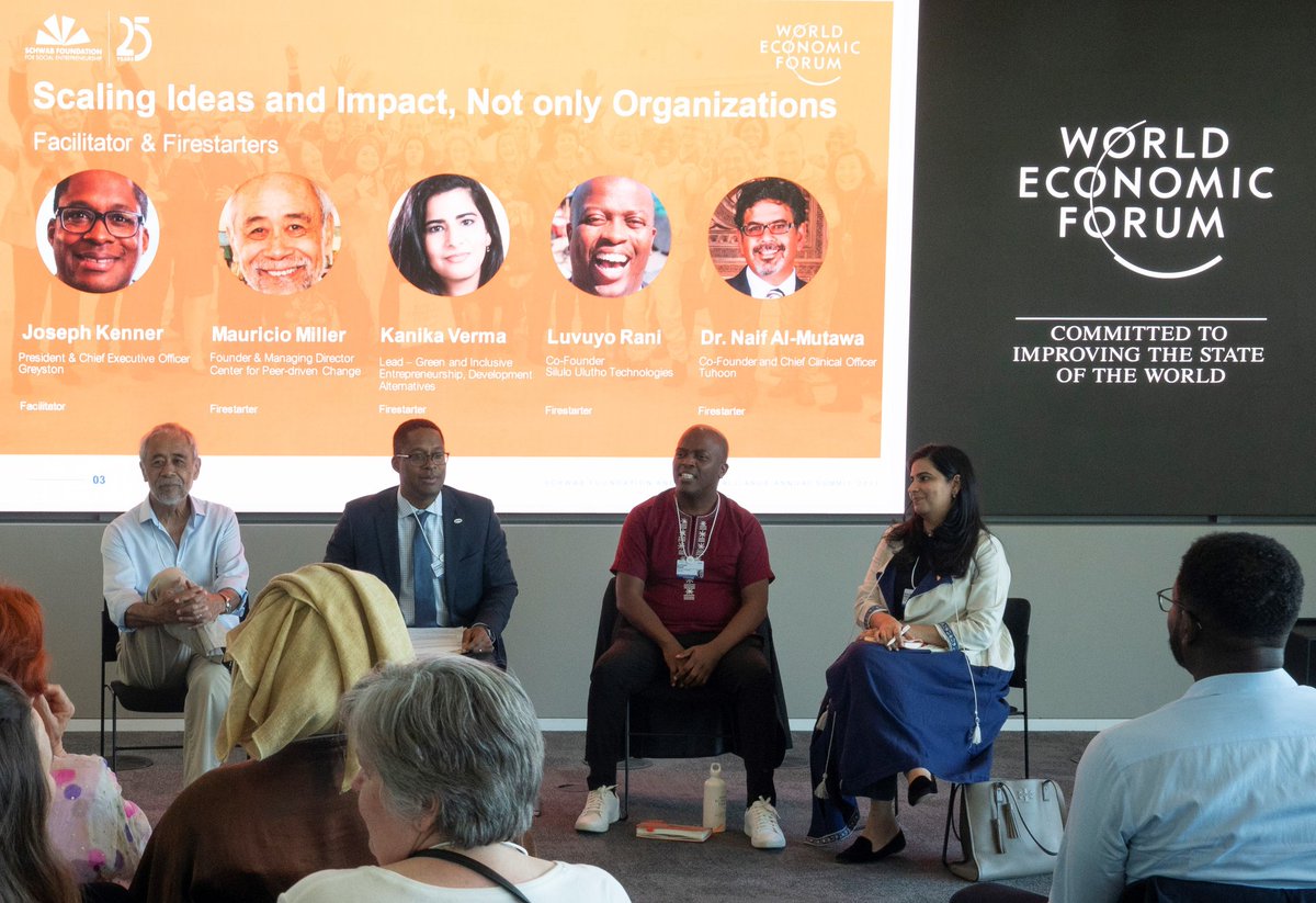 Kanika Verma, was a Firestarter at the Schwab Foundation and GASE Annual Summit in Geneva. She highlighted the importance of a bottom-up approach through #InclusiveEntrepreneurship programme. #SchwabFound25 #GlobalAlliance4SE  @schwabfound @TRIFoundation @Catalyst2030