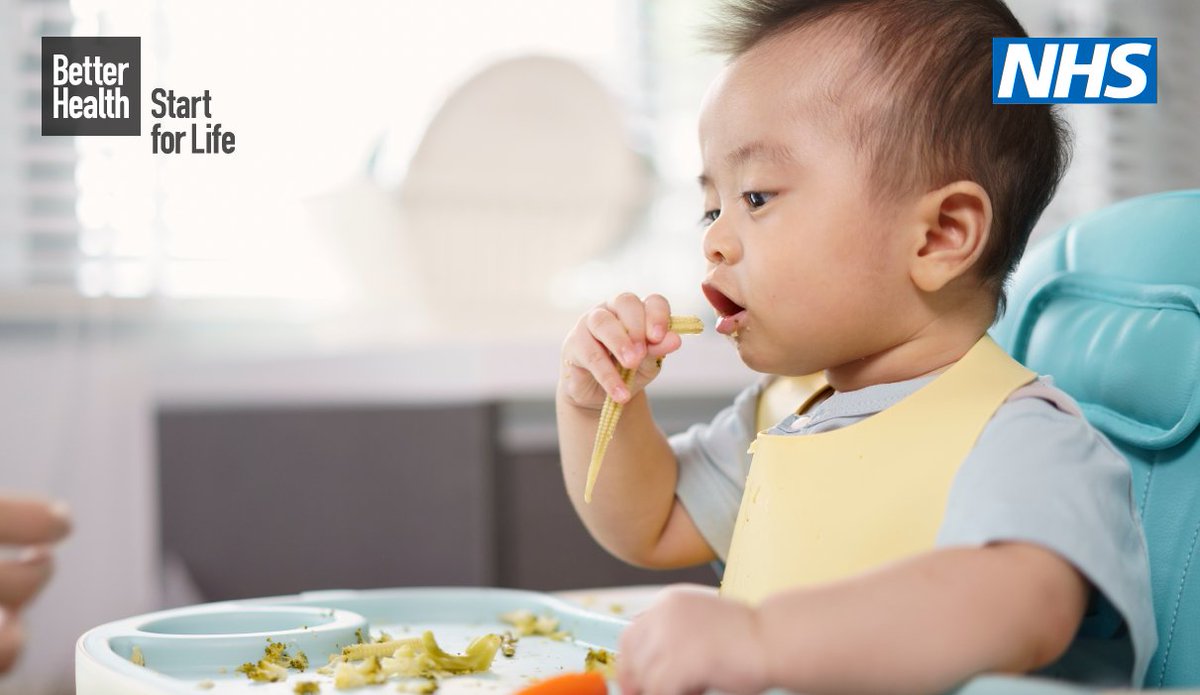 Introducing your baby to solid food doesn't need to be stressful. To start with, your baby only needs a small amount of solid food, once a day, at a time that suits you both.

Find recipes and ideas on what to feed your baby from around 6 months: nhs.uk/start4life/wea…