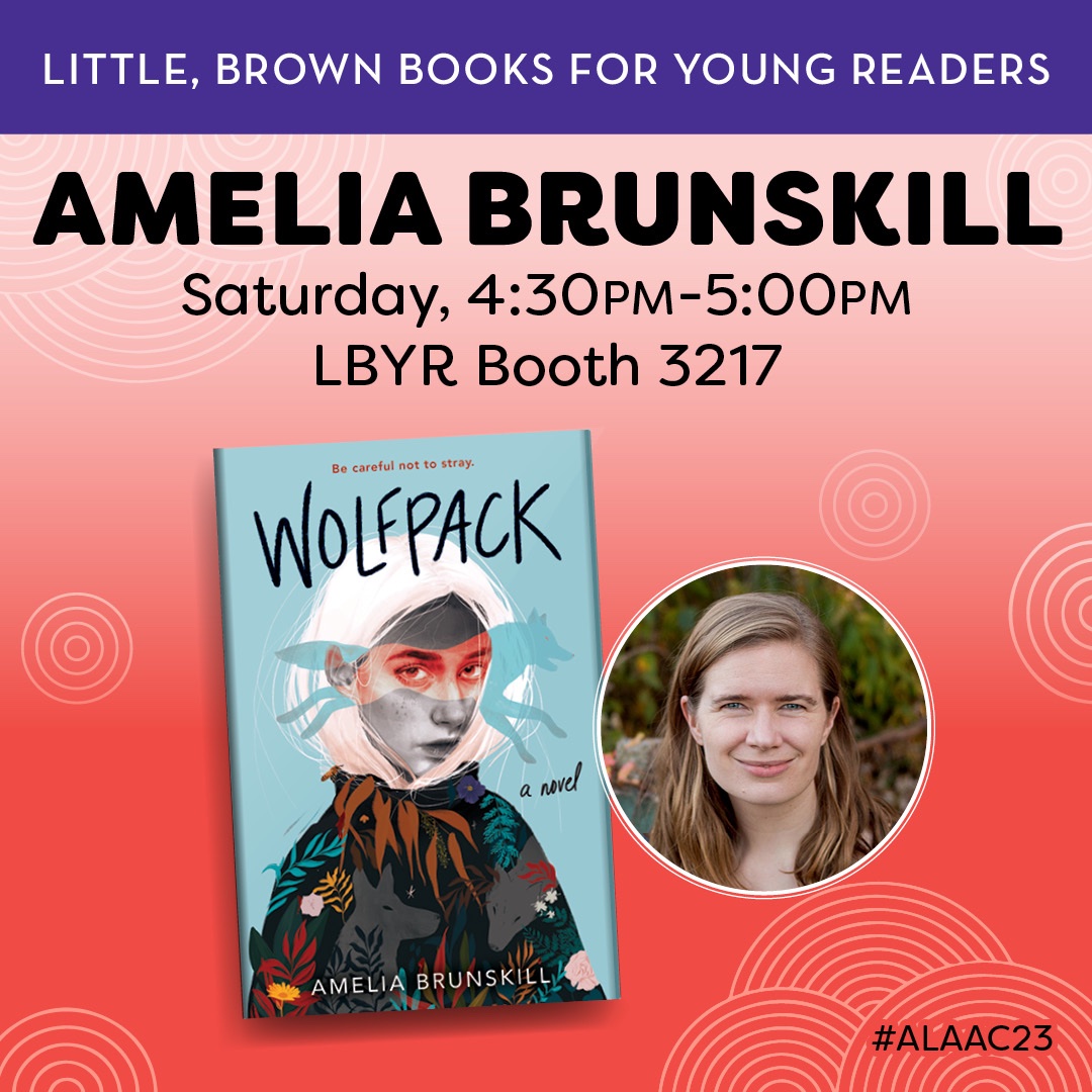 I am very excited to do a signing tomorrow at ALA for my new YA mystery in verse, WOLFPACK! It will be from 4:30-5 at LBYR booth 3217. So many thanks to @lbschool for having me! #ALAAC23
