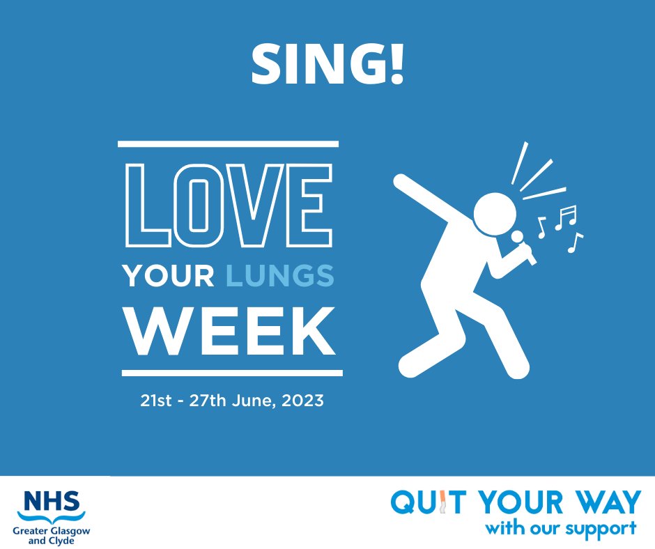 It’s the final day of our #LoveYourLungsWeek calendar and it’s a good one! If you are one of the many people who enjoy singing in the shower then you may be in luck, because singing can, apparently, aid lung capacity! 🎤 Click here to view today’s tip ➡ bit.ly/3JkCXwd