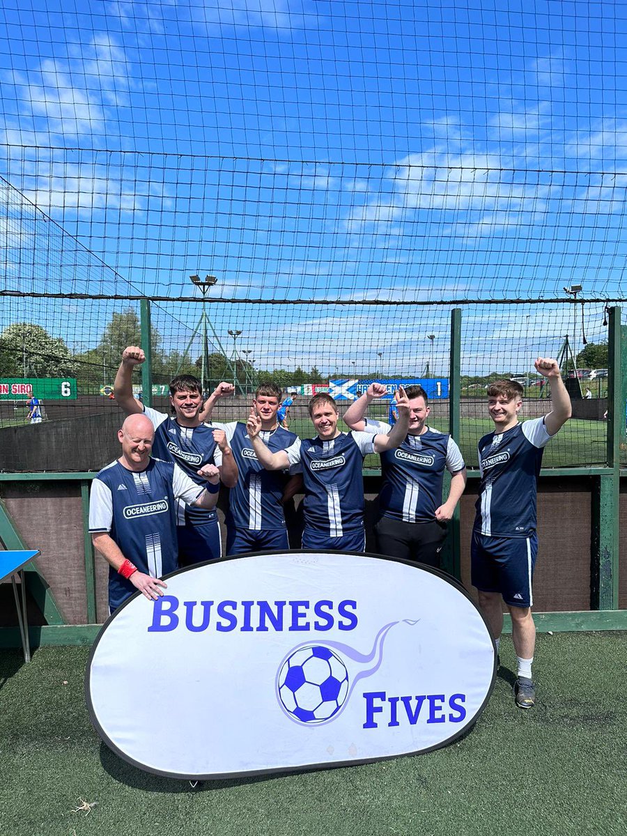 Welcome @Oceaneering to our #biz5s event in Aberdeen! 

Good luck to the team playing in support of @archiegrampian ⚽️ 

#footballforgood #charity #networking