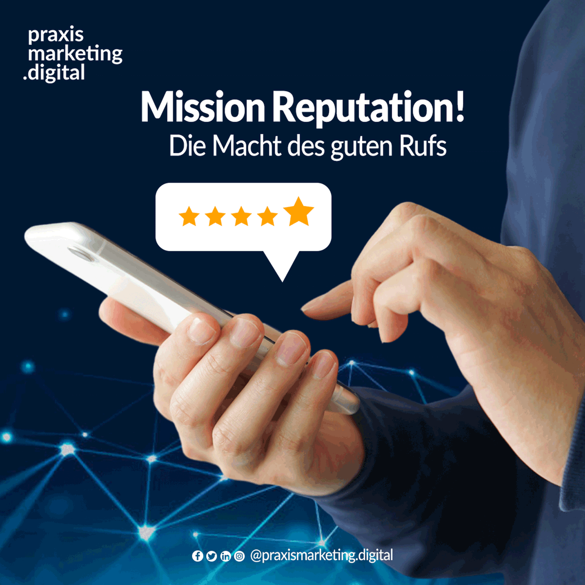 praxismdigital's tweet photo. Der richtige Umgang mit Bewertungen muss erlernt werden.
Eine gute Bewertung hat Einfluss auf das Ranking bei Google.

Wie steht es um deine Bewertungen? Brauchst du Unterstützung mit deinem Praxismarketing?
Melde dich zu einem ersten kostenpflichtigen Strategiegespräch an. https://t.co/ksEvbHlsnN