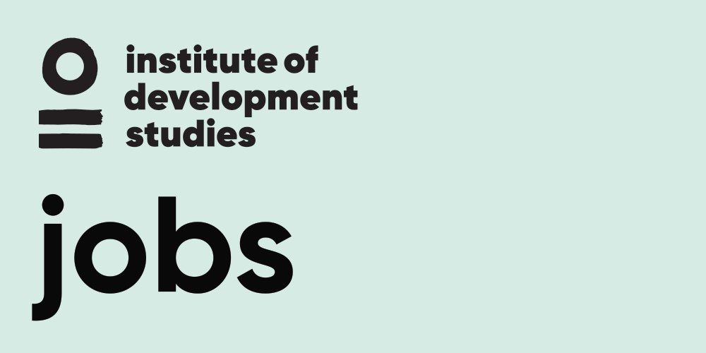 IDS_UK's tweet photo. 📢 We are hiring!

We are looking for a full-time Research Officer to work on a portfolio of projects on #innovation, #trade and #development.

Apply at: 👉 https://t.co/SQRVecYEtW

Closing date: 5 July.

#BrightonJob #ResearchJobs https://t.co/3vnaLuhwNl