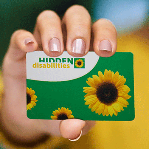 eecnhs's tweet photo. Not all disabilities are visible or obvious at first glance.
Some individuals choose to wear a Sunflower lanyard to discreetly identify that they may have access needs in shops, at work, on transport, or in public spaces.
You can get your lanyard here>>https://t.co/75FsDUmlLN https://t.co/mTyTOkakIA