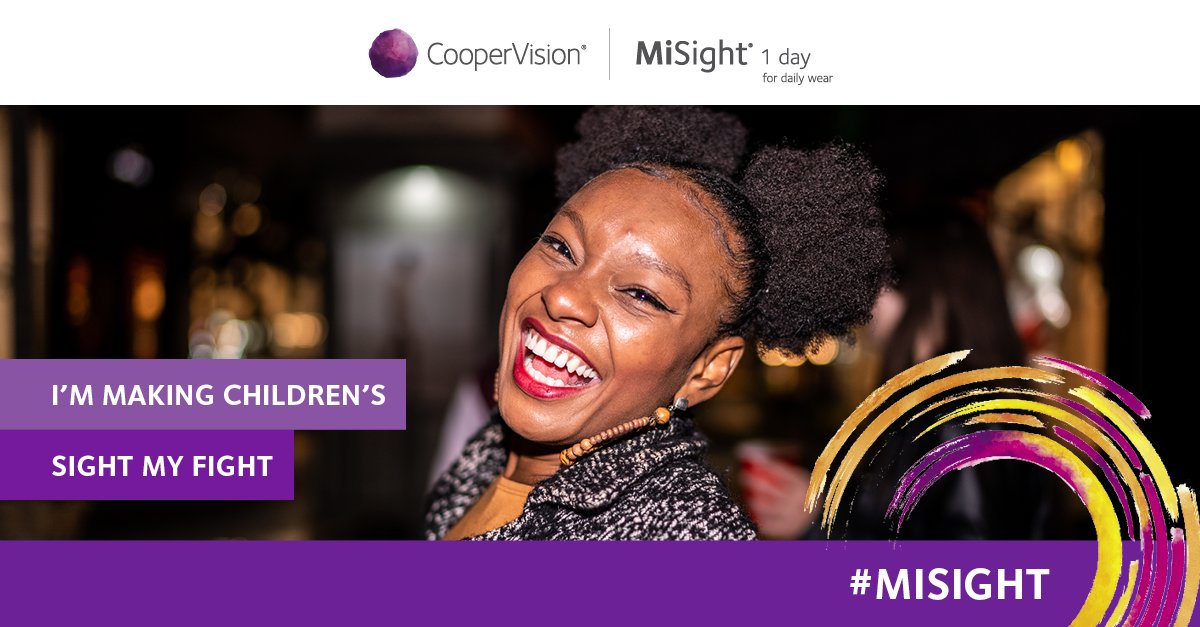 Are you making children's sight your fight? Stop by the special #AOA2023 CooperVision® Glam Cam today and show us by snapping a photo with our #FightForSight filter and sharing on social media! 

#MiSight #MyopiaManagement #GlamCam