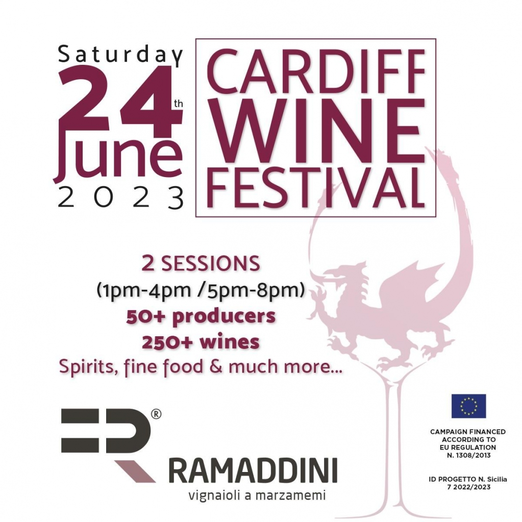 ViniRamaddini's tweet photo. Non finiscono i nostri appuntamenti nel Regno Unito, siamo pronti per il Cardiff Wine Festival! 🍷 https://t.co/3o0wXejdJH
