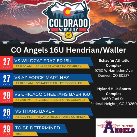 Olivia Schmidt 2025 on Twitter "LLefty18 Here's our Colorado Sparkler