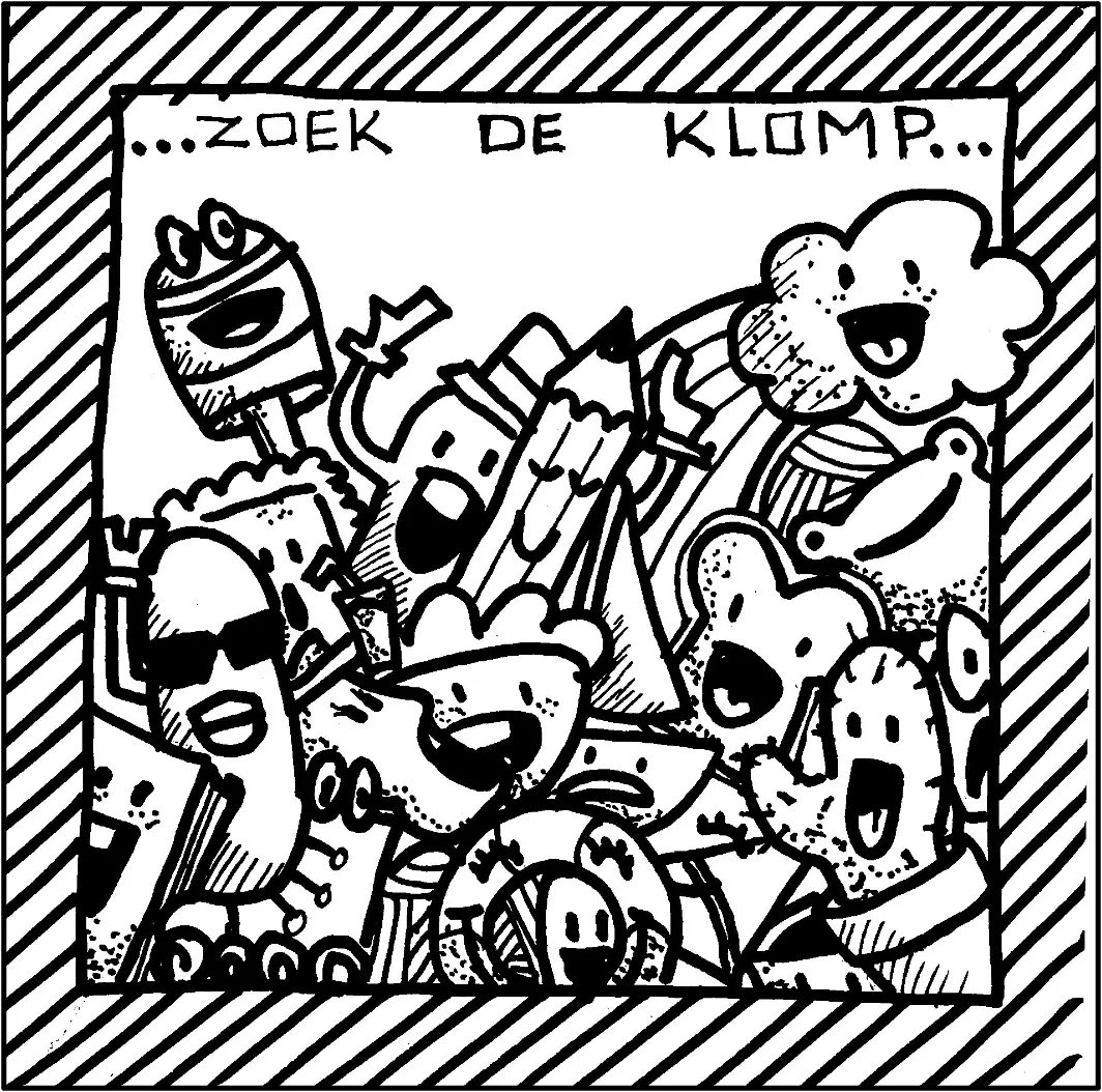 Zoek de klomp 👞 
Succes!