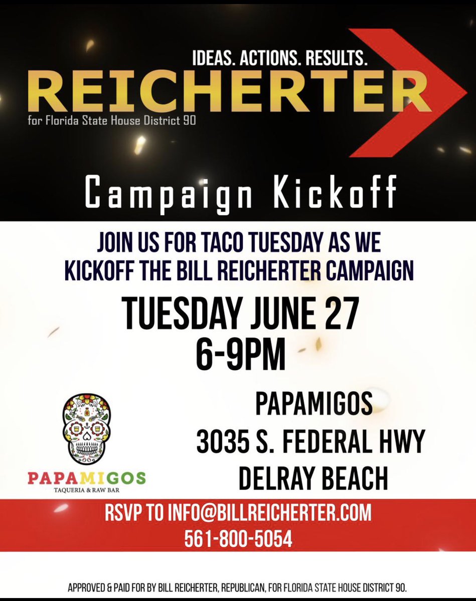 Join us for #TacoTuesday #Florida #BoyntonBeach #delraybeach #2024Election