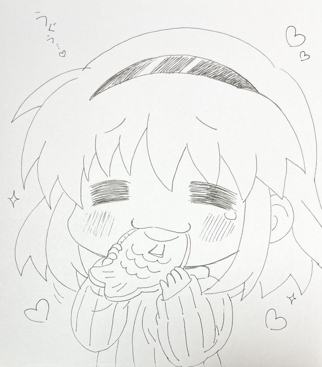 今日のアナログイラスト218日目はKanonの月宮あゆです。