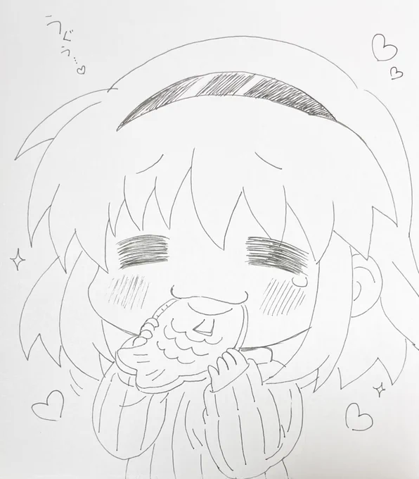 今日のアナログイラスト218日目はKanonの月宮あゆです。