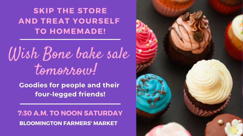 Don't forget our bake sale tomorrow morning at the downtown Bloomington Farmers' Market! #blono #wbcrdogs #rescueworks conta.cc/44crCXd