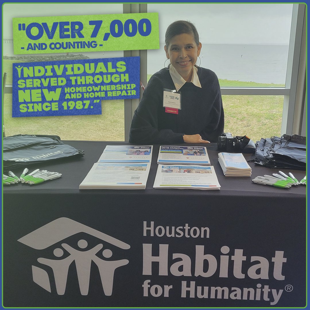 Houston Habitat for Humanity empowers families one home at a time! The Houston Habitat team has served over 7,000 individuals through new homeownership and home repair since 1987. 

#EmpoweringFamilies #HomeownershipMatters #HoustonHabitat #HomeRepairProgram #CommunityDevelopment