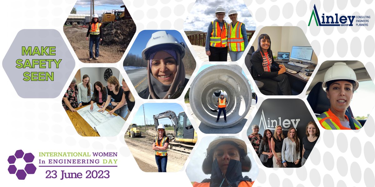 AinleyGroup's tweet image. Today is International Women in #Engineering Day, and we are so proud to recognize the many bright women at #AinleyGroup! On-site or in front of a screen, they #makesafetyhappen, building a brighter future for us all!  #INWED2023