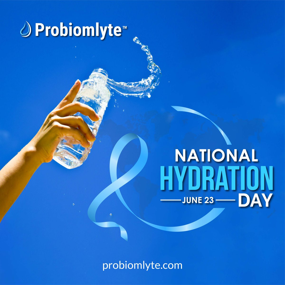 biomprobiotics's tweet photo. Stay hydrated, stay healthy! It's National Hydration Day, so grab a glass of water and quench your thirst for good health.💧

#biom #biomprobiotics #HydrationDay #hydrated #NationalHydrationDay #StayHydrated #DrinkWater #HealthyHydration #StayHealthyStayHydrated #HydrateYourself https://t.co/1pj2oqR1to