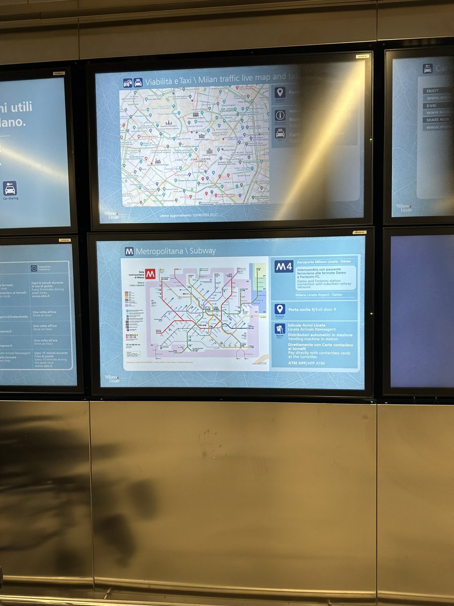 Federico Permutti (@fedepermu) on Twitter photo .<a href="/MiAirports/">Milan Airports</a> alla riconsegna bagagli di #Linate campeggia questo display con info sulla #M4. Peccato che sia chiusa fino a fine giugno. Non sarebbe il caso di informare i passeggeri già qui? Basterebbe così poco. <a href="/atm_informa/">Azienda Trasporti Milanesi</a> .<a href="/MiAirports/">Milan Airports</a> alla riconsegna bagagli di #Linate campeggia questo display con info sulla #M4. Peccato che sia chiusa fino a fine giugno. Non sarebbe il caso di informare i passeggeri già qui? Basterebbe così poco. <a href="/atm_informa/">Azienda Trasporti Milanesi</a>